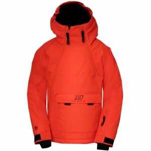 2117 LILLHEM JUNIOR´S JACKET Dětská lyžařská bunda, červená, velikost 176