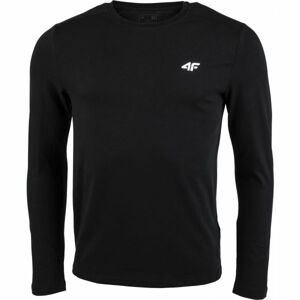 4F MEN´S LONG SLEEVE černá L - Pánské tričko