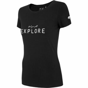 4F WOMENS TREKKING černá L - Dámské tričko