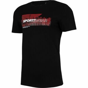 4F MEN'S T-SHIRT Pánské tričko, černá, velikost XXL