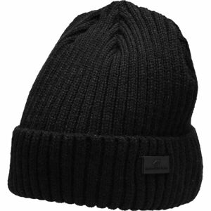 4F WINTER CAP Pánská zimní čepice, černá, veľkosť M