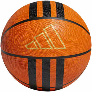 adidas 3-STRIPES RUBBER X2 Basketbalový míč, oranžová, veľkosť 7