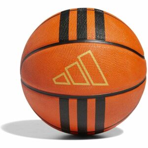 adidas 3S RUBBER X3 Basketbalový míč, hnědá, velikost 7