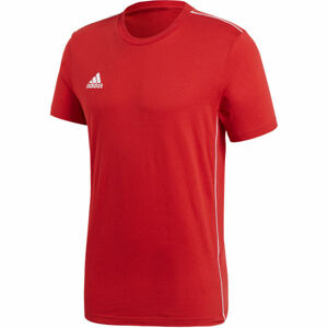 adidas CORE18 TEE Pánské tričko, červená, velikost XXL