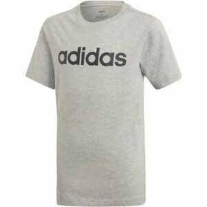 adidas YB E LIN TEE šedá 140 - Chlapecké triko