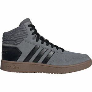 adidas HOOPS 2.0 MID Pánská kotníková obuv, šedá, velikost 45 1/3