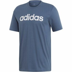 adidas E LIN TEE modrá L - Pánské tričko