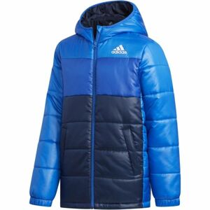 adidas PADDED Juniorská zimní bunda, modrá, velikost