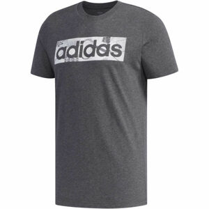 adidas BXD PHOTO TEE tmavě šedá 2XL - Pánské tričko