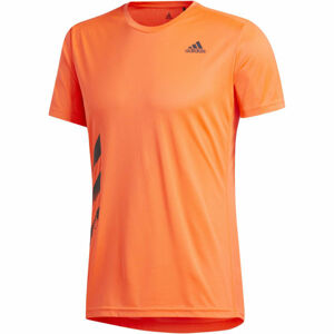 adidas RUN IT TEE PB Pánské běžecké triko, Oranžová,Černá, velikost