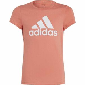 adidas ESS BL T Dívčí tričko, oranžová, velikost 164