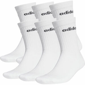 adidas CREW 3PP Set ponožek, bílá, veľkosť 43-45