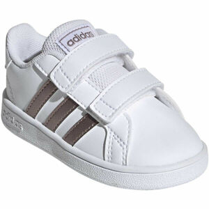 adidas GRAND COURT I Dětské volnočasové boty, bílá, velikost 25