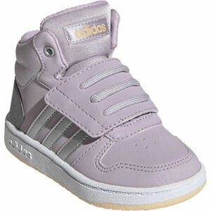 adidas HOOPS MID 2.0 I Dětská volnočasová obuv, fialová, velikost 26