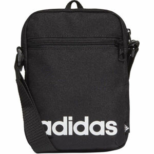 adidas LINEAR SHOULDER BAG Dokladovka, černá, velikost