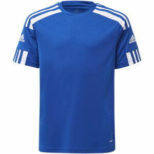 adidas SQUAD 21 JSY Y Chlapecký fotbalový dres, Modrá,Bílá, velikost