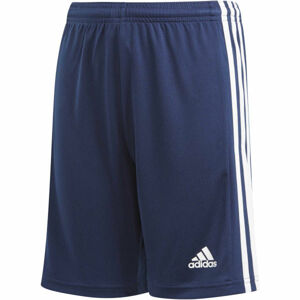 adidas SQUAD 21 SHO Y Juniorské fotbalové šortky, Tmavě modrá,Bílá, velikost 128