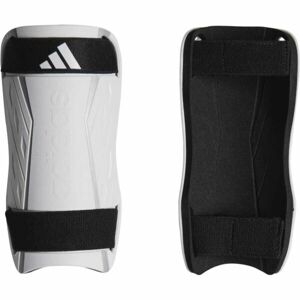 adidas TIRO TRAINING Fotbalové chrániče, bílá, velikost S