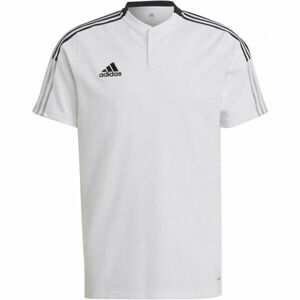 adidas TIRO21 POLO Pánské fotbalové triko, bílá, velikost XXL