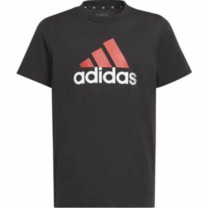 adidas U BL 2 TEE Chlapecké tričko, černá, veľkosť 152