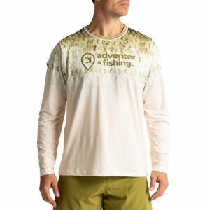 ADVENTER & FISHING UV T-SHIRT Pánské funkční UV tričko, žlutá, veľkosť XXL