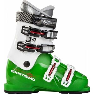 Alpina J4 Dětské lyžařské boty, zelená, veľkosť 25