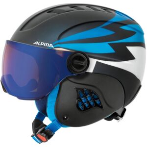Alpina Sports CARAT LE VISOR HM Dětská sjezdařská helma, černá, velikost