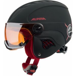 Alpina Sports CARAT LE VISOR HM Juniorská lyžařská helma, černá, velikost