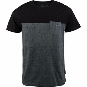 ALPINE PRO PRAVIN Pánské triko, tmavě šedá, velikost XL