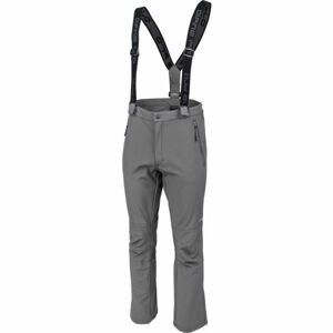ALPINE PRO KERES Pánské lyžařské kalhoty, šedá, velikost S
