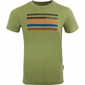 ALPINE PRO NERAW Pánské triko, zelená, velikost