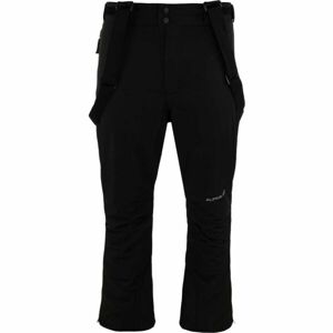 ALPINE PRO BEKKER Pánské lyžařské kalhoty, černá, veľkosť L