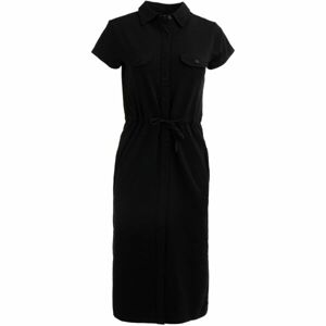 ALPINE PRO CUMSTA Dámské šaty, černá, velikost M