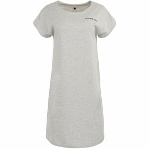 ALPINE PRO EDGERLA Dámské šaty, šedá, velikost L