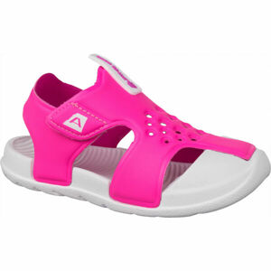 ALPINE PRO GLEBO Dětské sandály, Růžová,Bílá, velikost 26