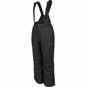 ALPINE PRO HERDO Chlapecké lyžařské kalhoty, černá, velikost 140-146