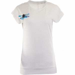 ALPINE PRO TUFA 5 Dámské triko, Bílá,Modrá, velikost