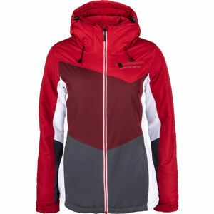 ALPINE PRO LUDIA Dámská lyžařská bunda, červená, velikost S
