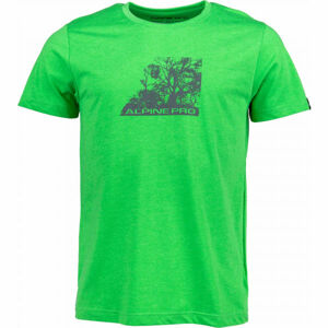 ALPINE PRO MACALL zelená S - Pánské triko