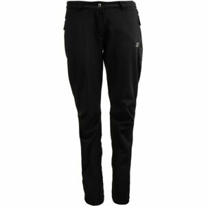 ALPINE PRO NAVA černá 36 - Dámské softshellové kalhoty