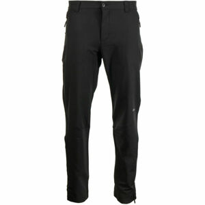 ALPINE PRO QUABIL Pánské softshellové kalhoty, černá, velikost 54