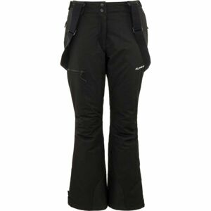 ALPINE PRO UNIPA Dámské lyžařské kalhoty, černá, velikost