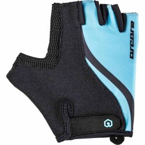 Arcore LEAF Letní cyklistické rukavice, Černá,Světle modrá, velikost S
