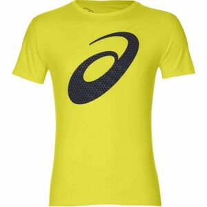 Asics SILVER GRAPHIC SS TOP žlutá XL - Pánské běžecké triko