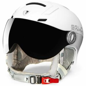 Briko AMBRA VISOR PHOTO bílá (52 - 55) - Dámská lyžařská helma