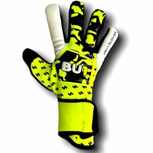 BU1 ONE FLUO HYLA Pánské fotbalové brankářské rukavice, reflexní neon, veľkosť 8