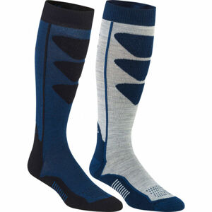 Bula 2PK ALPINE SKI SOCK Pánské lyžařské ponožky, Modrá, velikost L