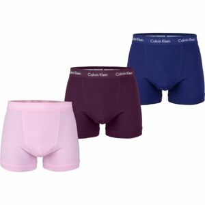 Calvin Klein 3P TRUNK Pánské boxerky, růžová, velikost XL