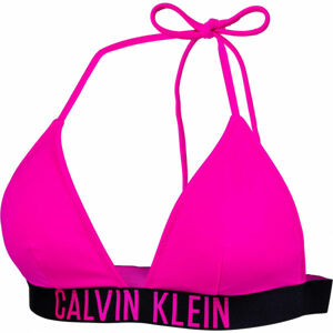 Calvin Klein FIXED TRIANGLE-RP růžová XL - Dámský vrchní díl plavek