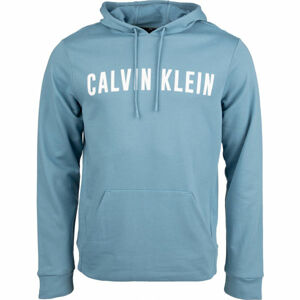 Calvin Klein HOODIE modrá M - Pánská mikina